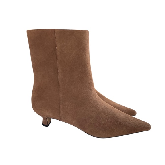 Ann Taylor Suede Ankle Boots NEW - Picture 1 of 10